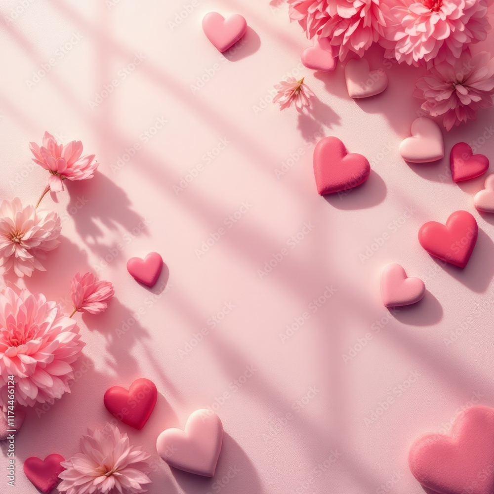 pink rose petals
