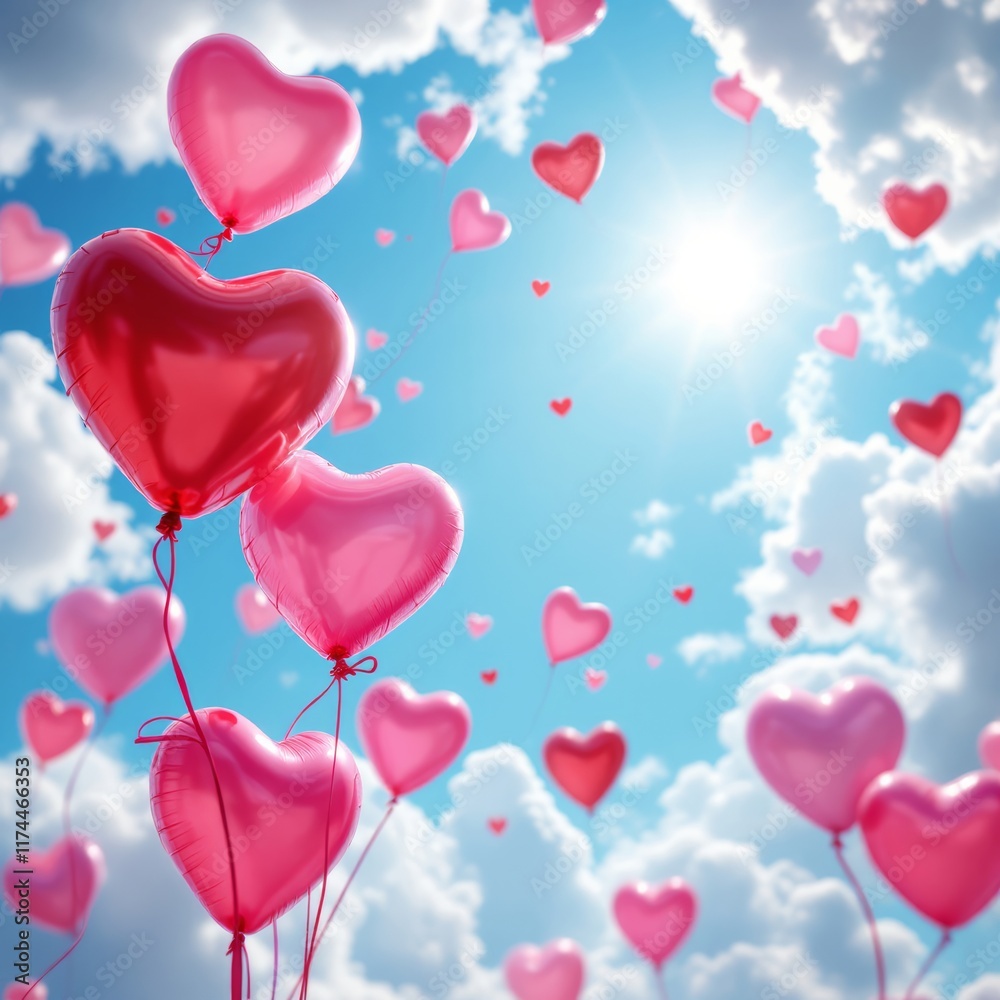 heart shaped balloons