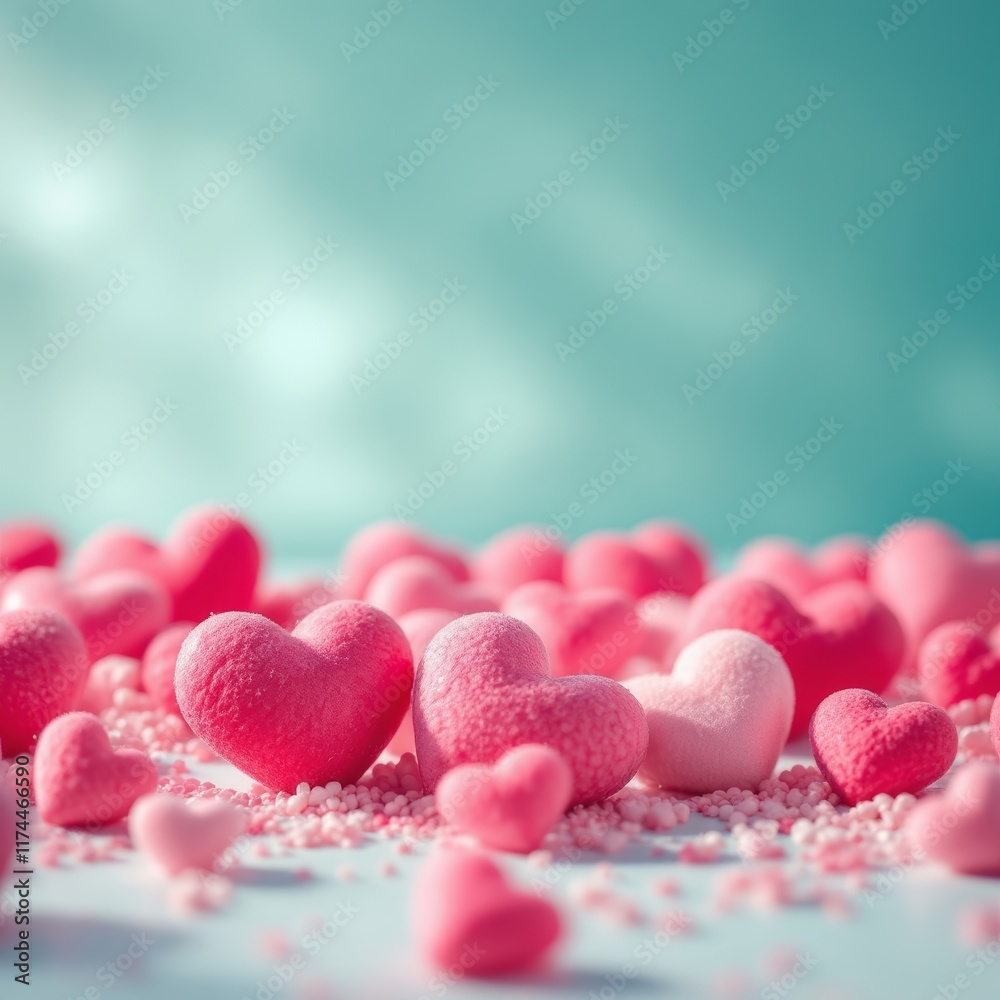 heart shaped candies