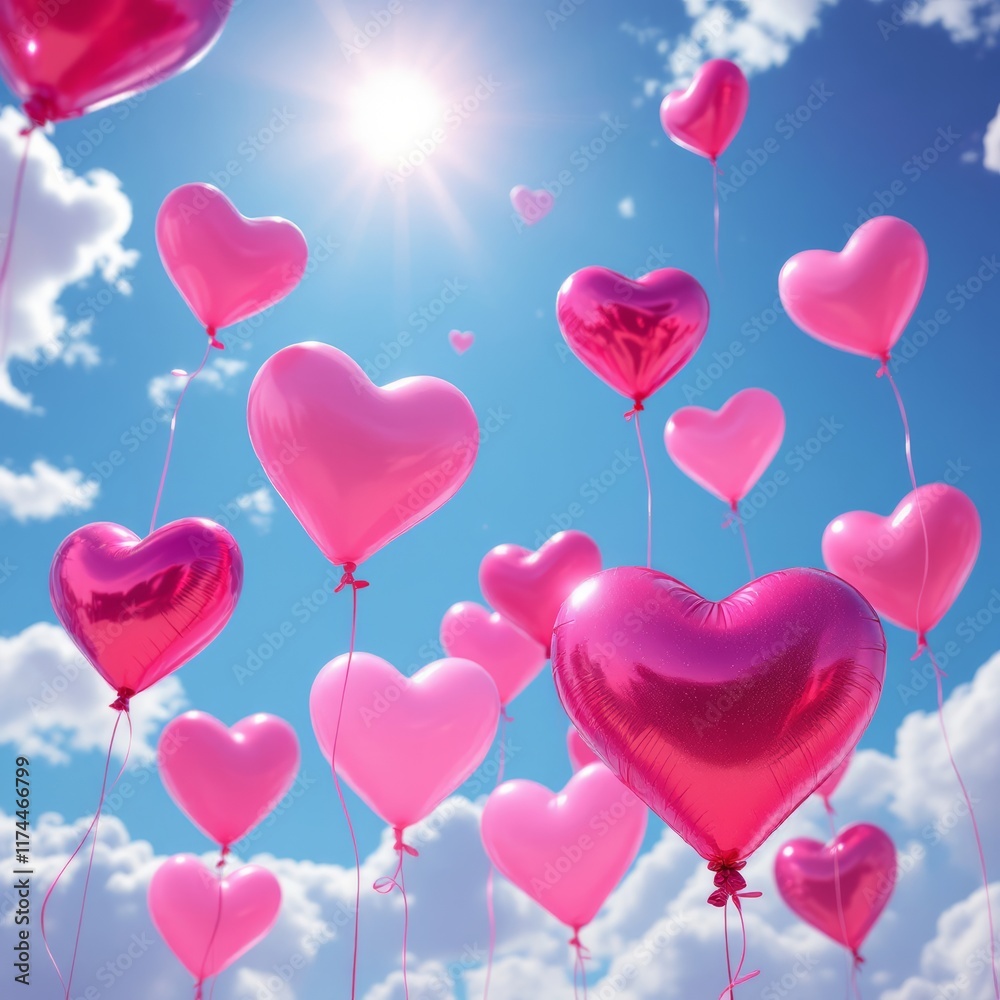 heart shaped balloons