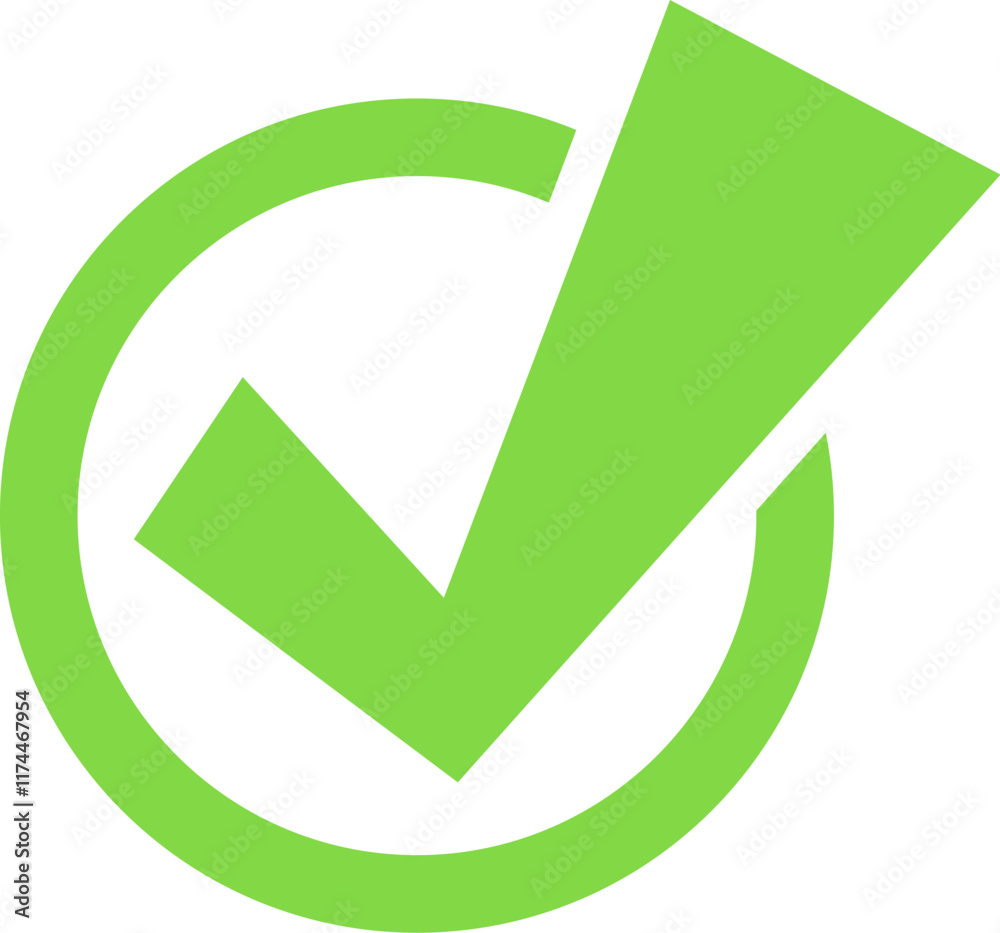 Tick icon  or Check mark symbol 
