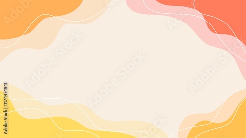 Abstract  minimalist background hand draw, illustration wallpaper
