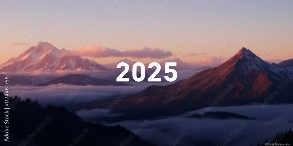 sunrise over the mountains