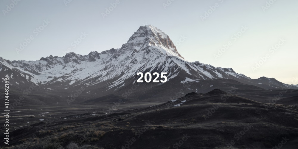 snow covered mountains