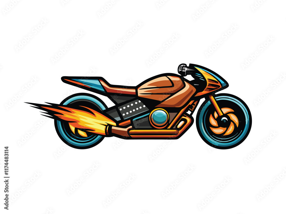 A futuristic, sleek motorcycle with an elongated, aerodynamic frame, featuring sharp lines and a distinctive silhouette. A futuristic, sleek motorcycle with an elongated, aerodynamic frame, featuring sharp lines and a distinctive silhouette.