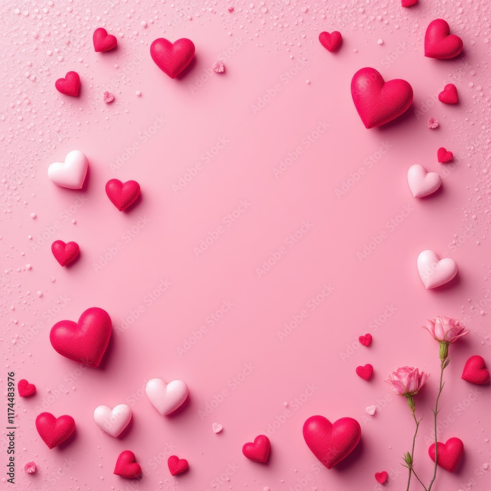 hearts background