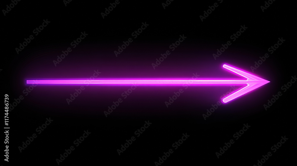 Abstract purple neon light arrow design background. Futuristic banner for modern party with speed laser and led direction graphic. Gamer motion effect bright fluorescent backdrop with violet beam Abstract purple neon light arrow design background. Futuristic banner for modern party with speed laser and led direction graphic. Gamer motion effect bright fluorescent backdrop with violet beam