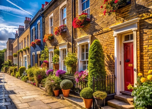 Charming London Townhouses: Candid Street Photography