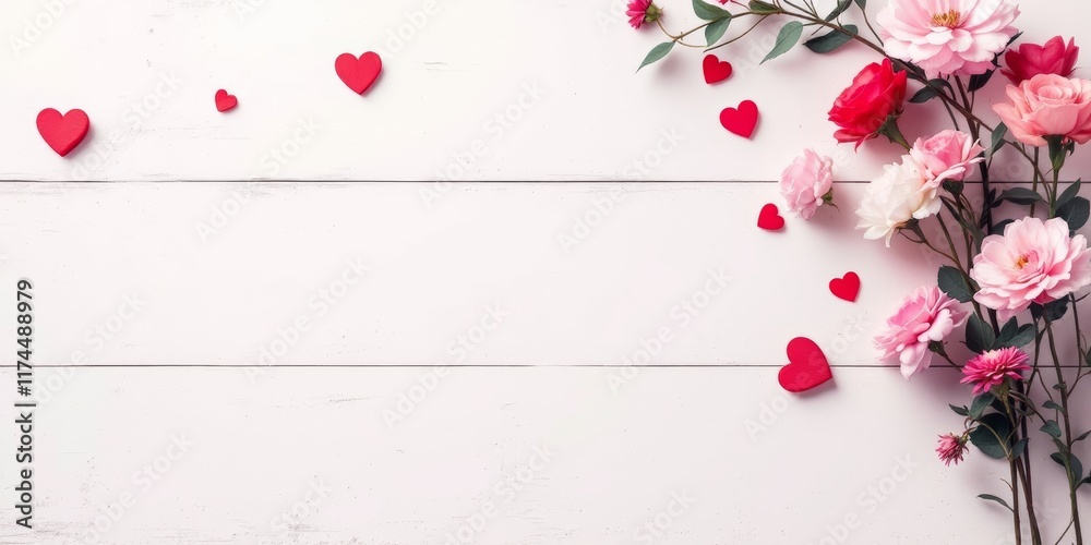 pink flowers background