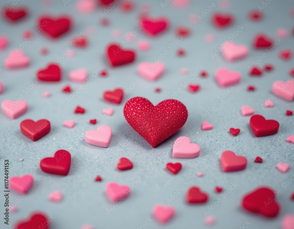 heart shaped candies