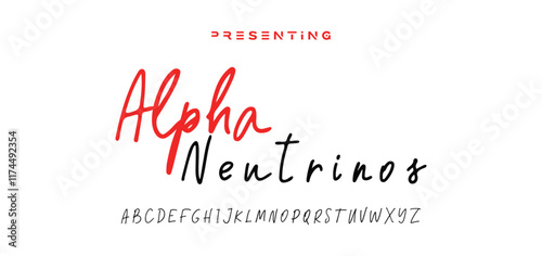 signature Font Calligraphy Logotype Script Brush Font Type Font lettering handwritten