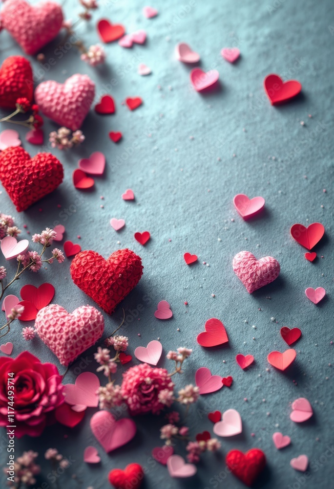red rose petals