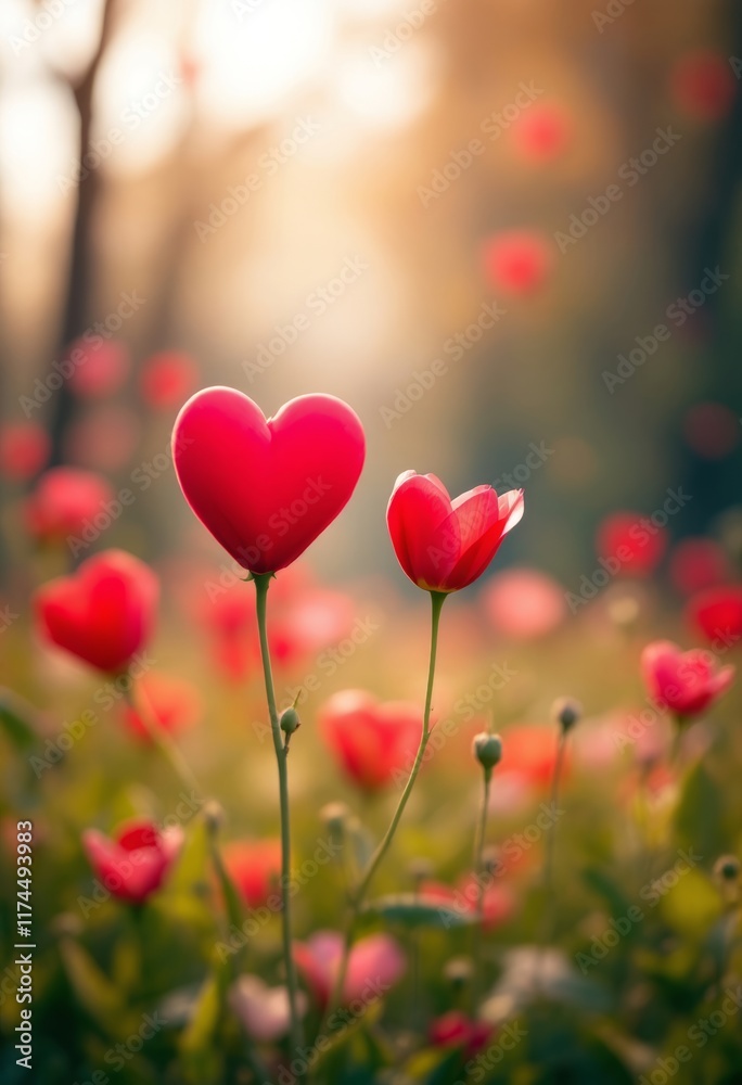 red poppy flowers