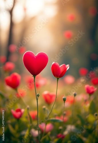 red poppy flowers
