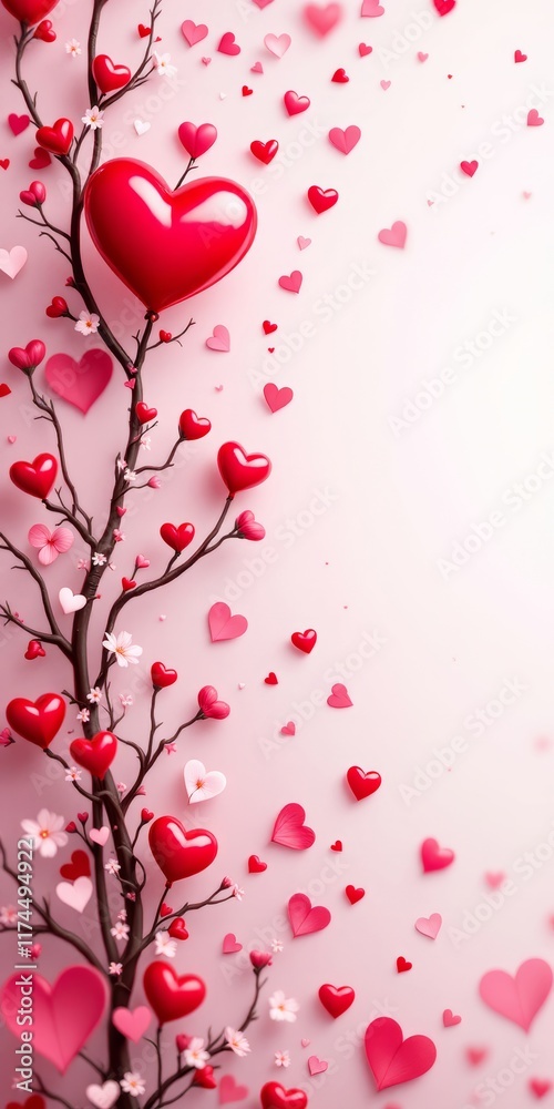 hearts background