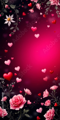 red rose petals
