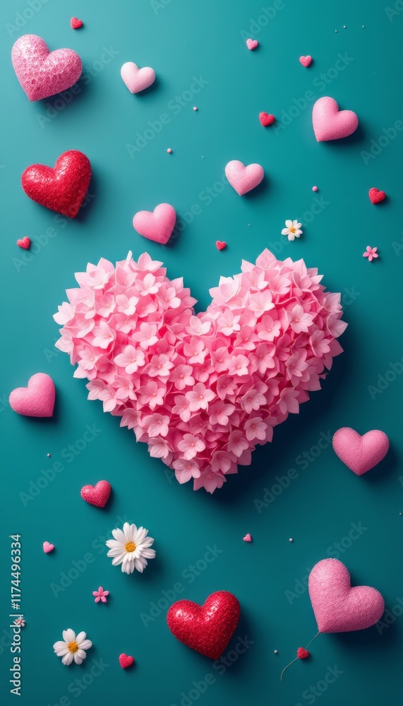 heart shaped candies