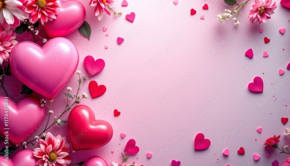 pink valentine background