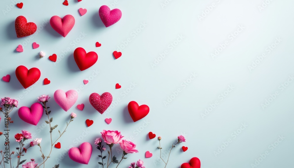 red rose petals