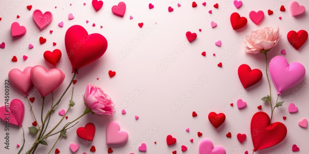pink rose petals