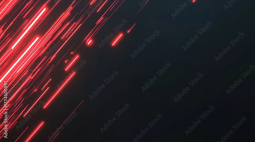 Abstract Red Lines on Dark Background Diagonal Streaks Abstract Red Lines on Dark Background Diagonal Streaks