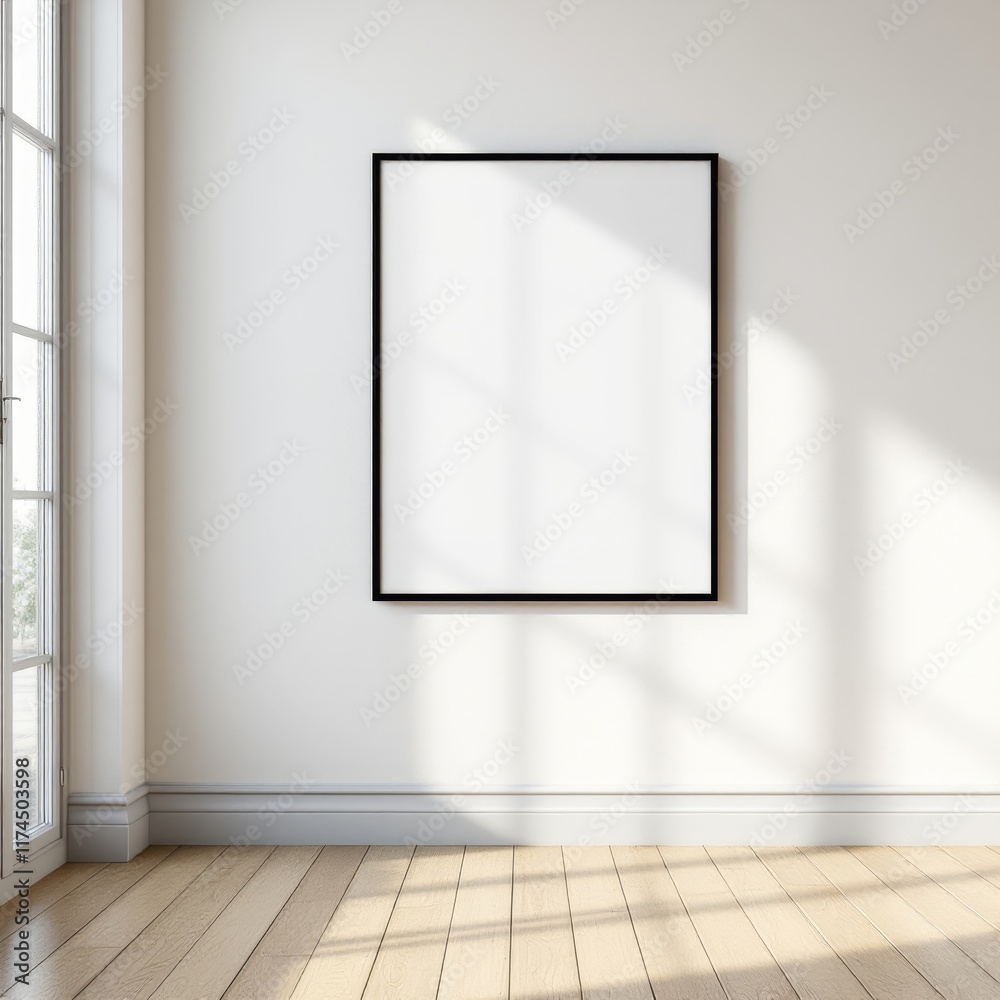 empty frames on wall