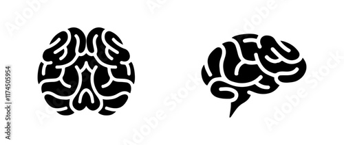 Brain vector illustration icon design