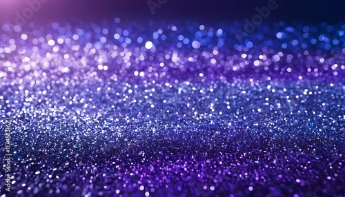 abstract glitter backround silver, blue, purple lights. de-focused. 