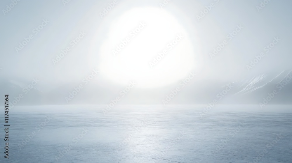 Fog over the sea