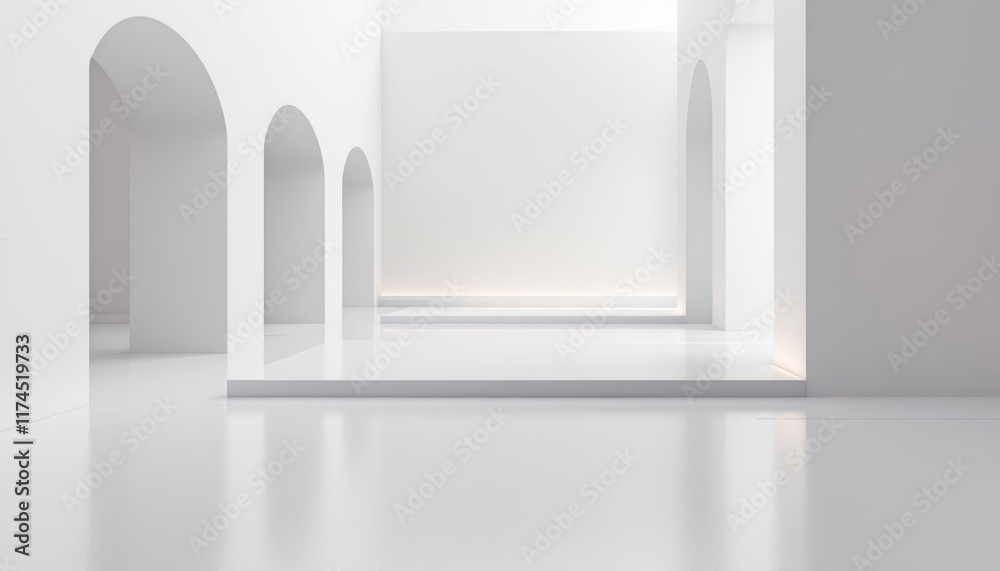 empty white room