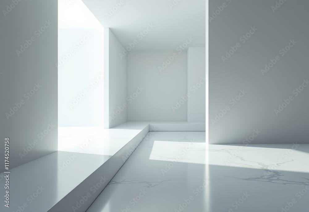 empty white room