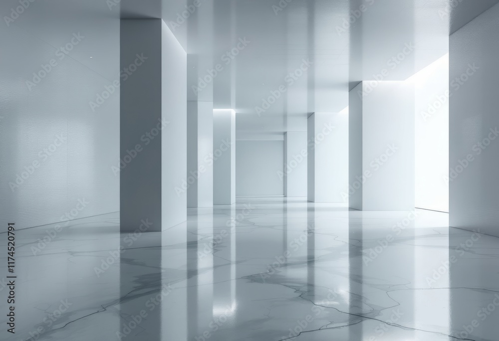 empty white room
