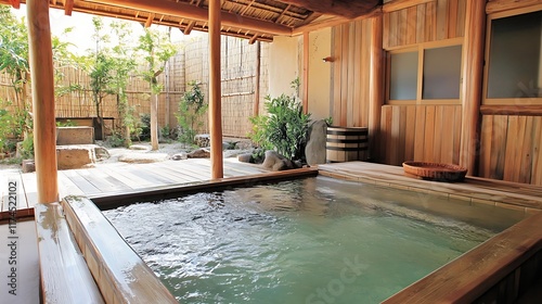 Inside the onsen resort photo