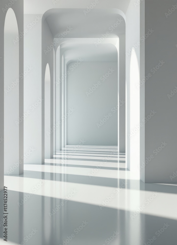 empty white room