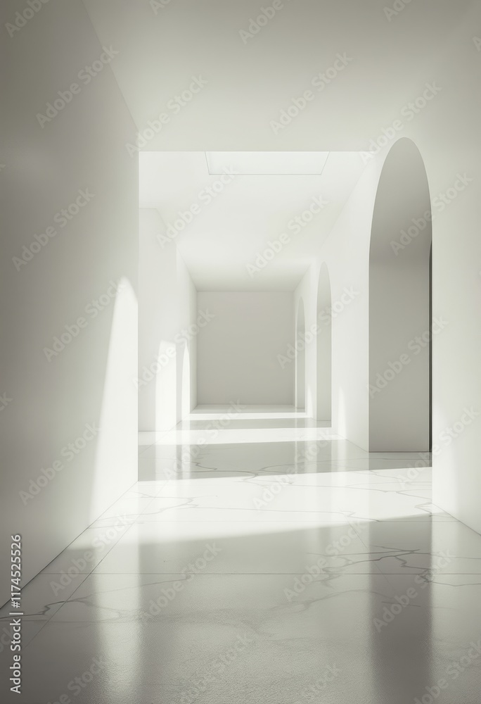 empty white room