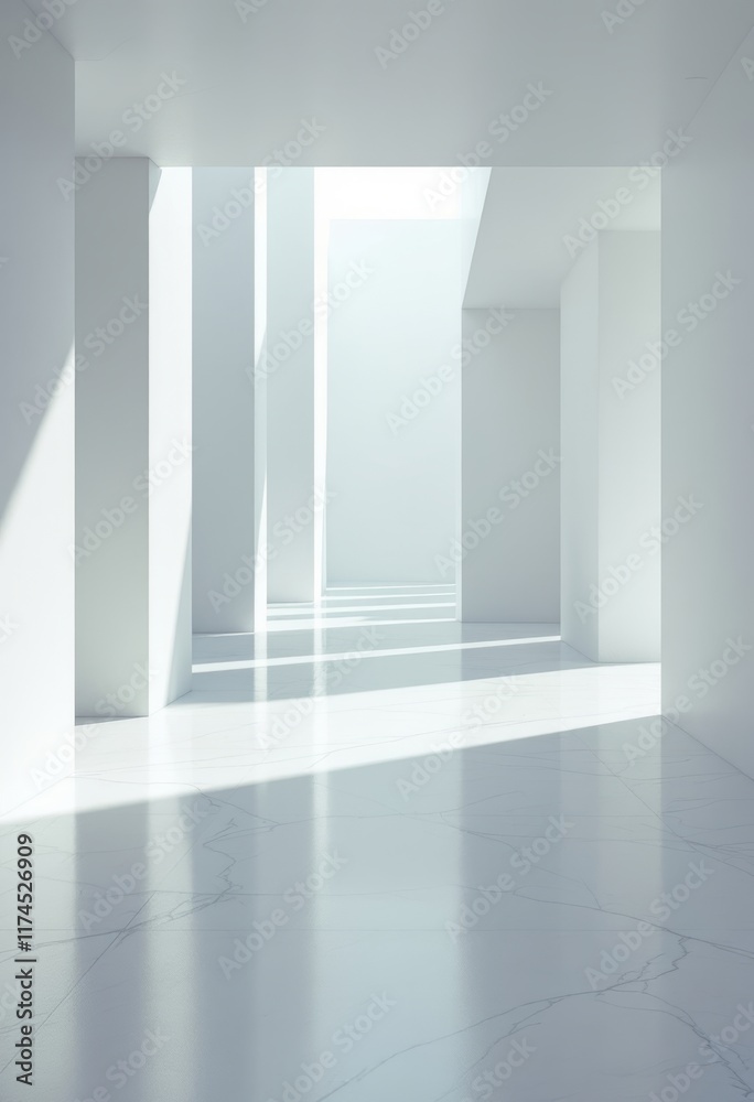 empty white room