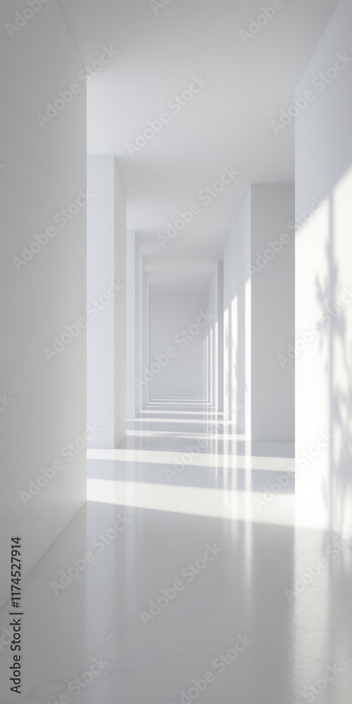 empty white room