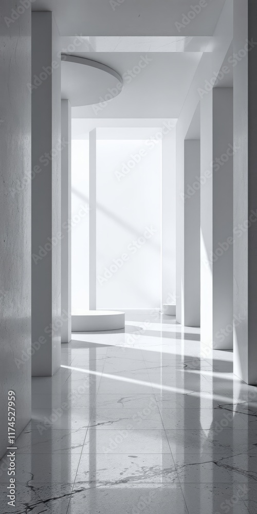empty room with window