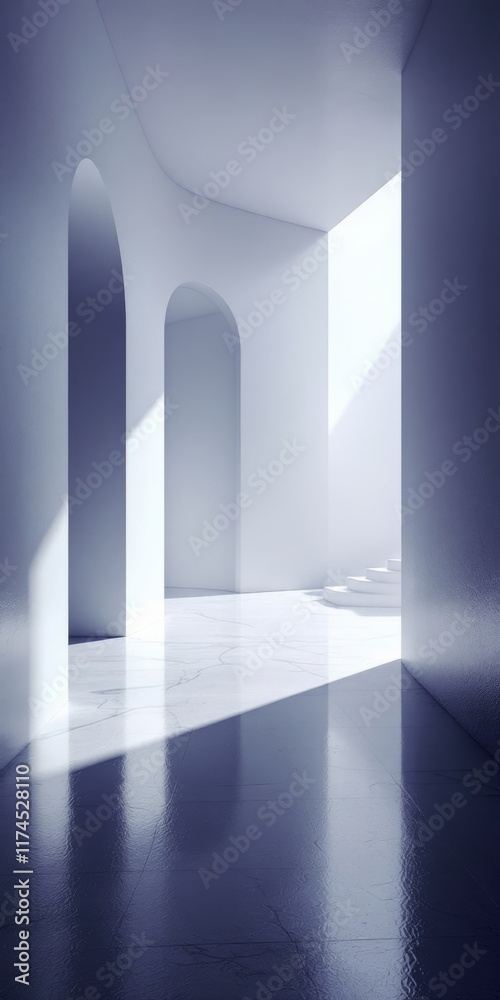 empty room with walls