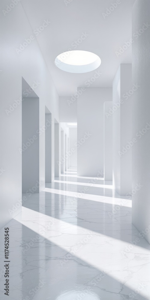 empty white room