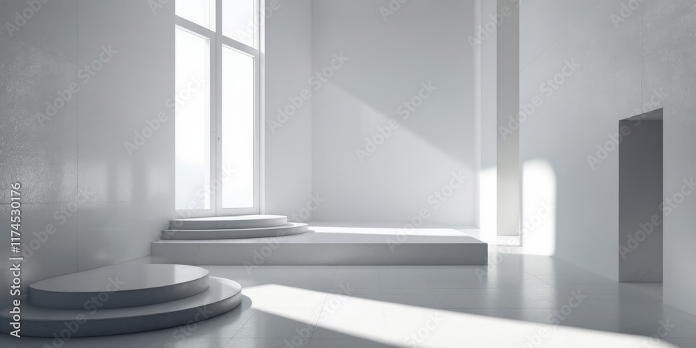 room with columns