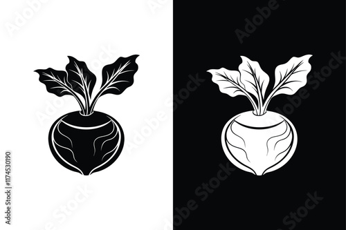 Motorcycle Silhouette Vector. Clean Black Icon for Design Projects