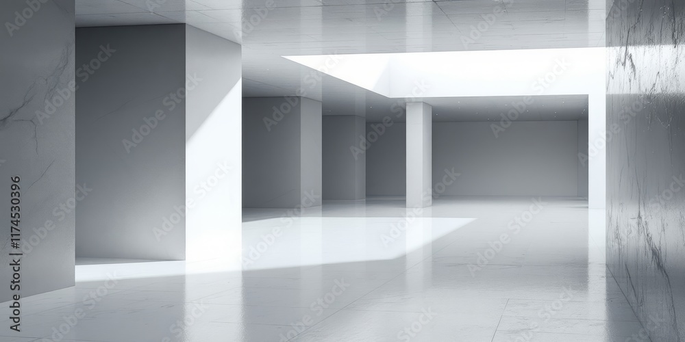 empty white room
