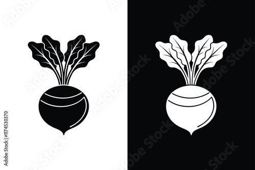 Motocross Bike Icon. Simple Black Silhouette Vector Illustration