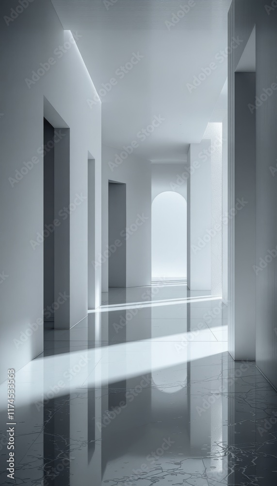 empty white room