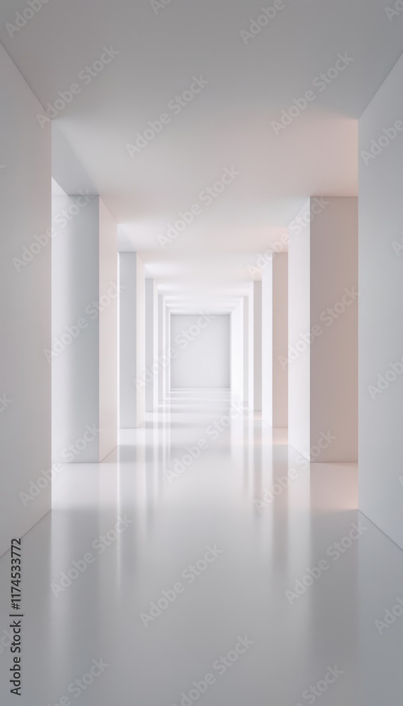 empty white room