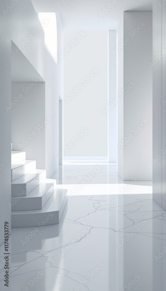 empty white room