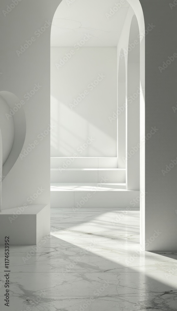 empty white room