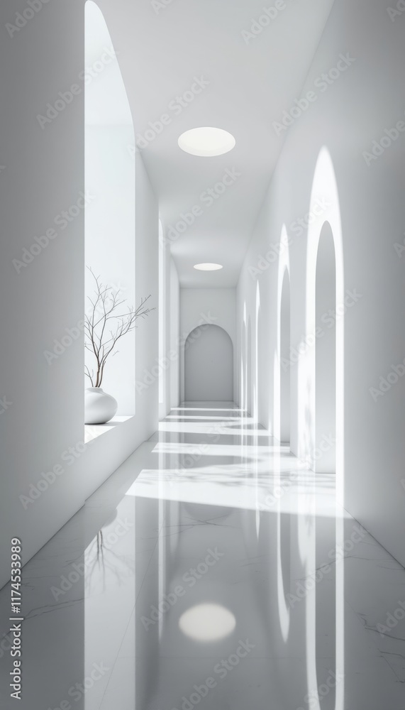 Fototapeta premium interior of a corridor