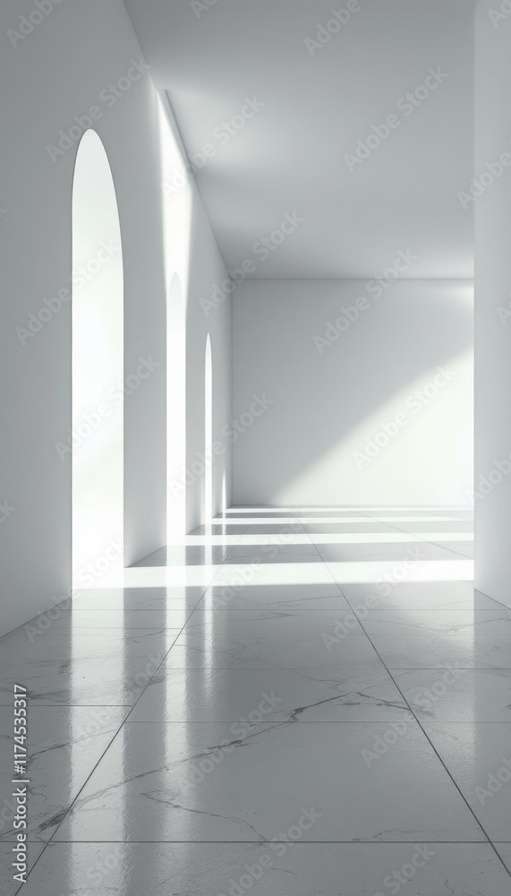 empty white room